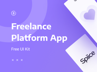 Spiice：A Freelance Platform APP UI Kit