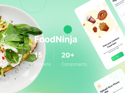 FoodNinja: A Food Delivery App Free UI Kit