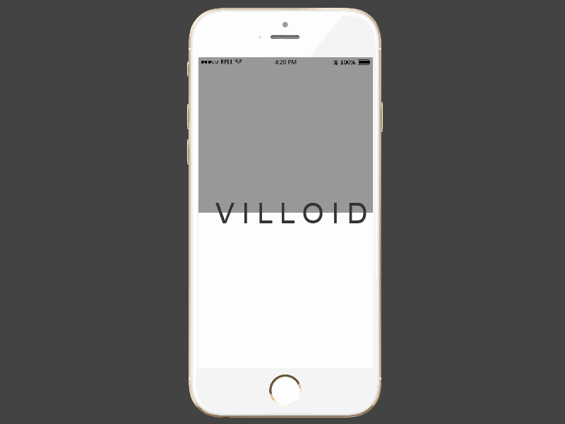 Online Shopping App Prototype Example – Villoid