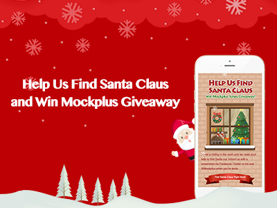 Merry Christmas - Mockplus app appdesign design designer giveaway interaction mobile mockplus prototype prototyping ui ux