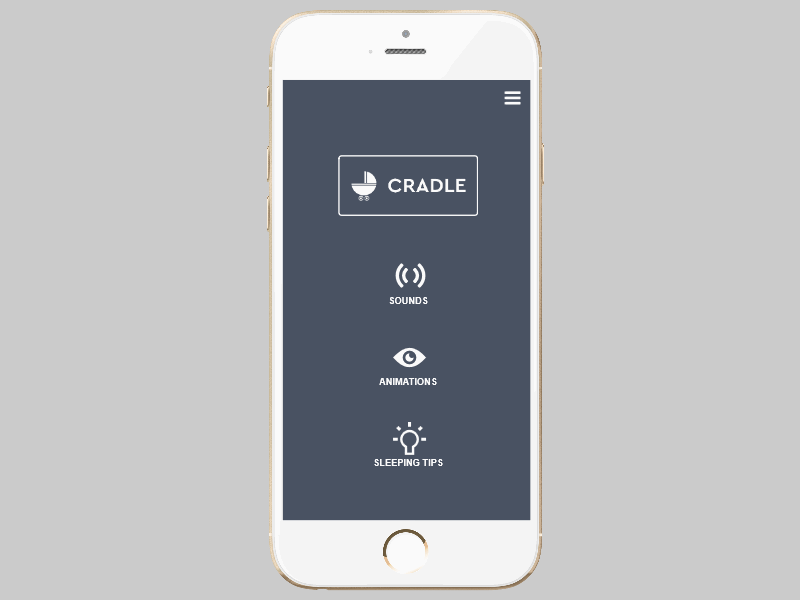 Mockplus mobile app prototype case study Cradle by Mockplus on Dribbble