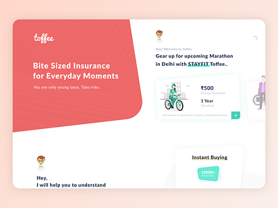 Insurance Website Design Concept