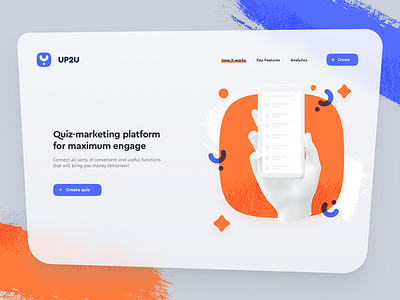 UP2U Landing page