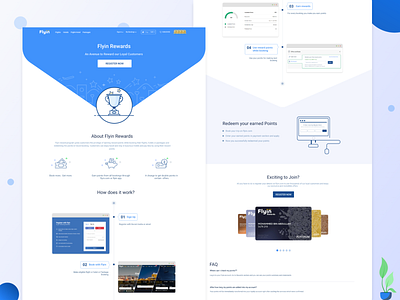 Rewards Landing Page how it works illustration landing page rewards