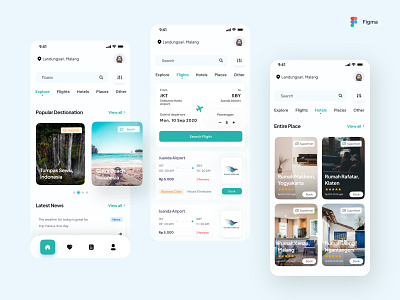 App tourism, travel, hotels app application design figma hotels landing landing page tourism travel ui ux web web design