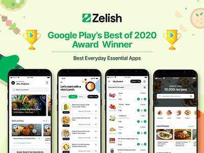 Zelish - Google Play’s Best of 2020
Award  Winner