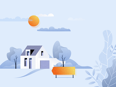Home adobe illustrator bangalore design home illustration real estate skech sketchapp vector