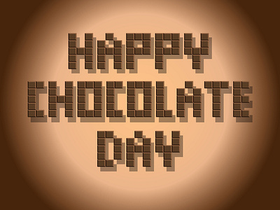 Happy chocolate day greeting