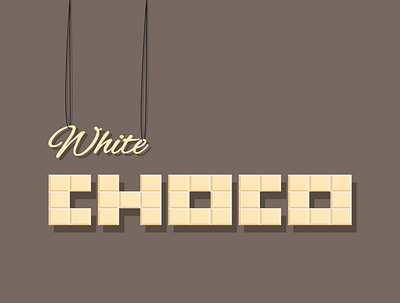 White chocolate desert