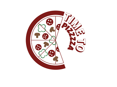 Time to pizza logotype