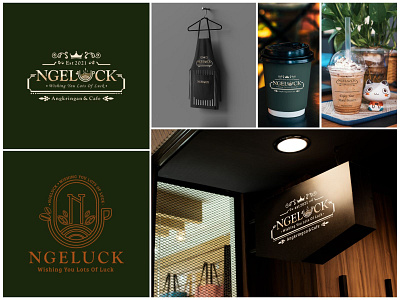 Logo : Ngeluck branding design graphic design logo