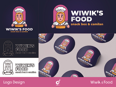 Logo : Wiwik's Food branding design graphic design logo