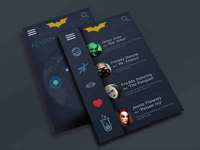 Batman App app batman iphone mobil