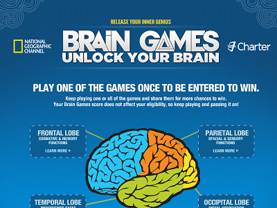 BrainGames Facebook App campaign facebook app interactive