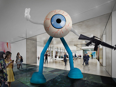 Eyeman Sculpture sculpture