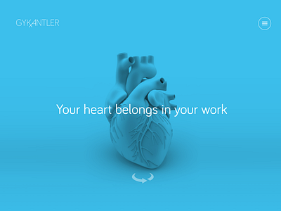 GYK Antler - Site Concept - Your Heart Belongs in Your Work concept redesign strategy