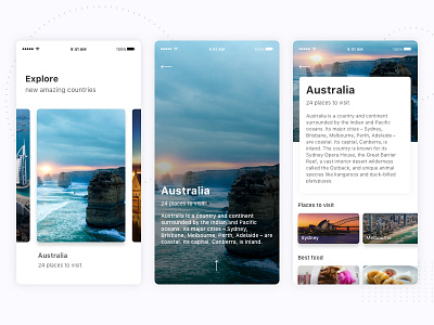 Tour & Traveller App app design experience interface ios sketch travel travel guide traveller trip ui ux