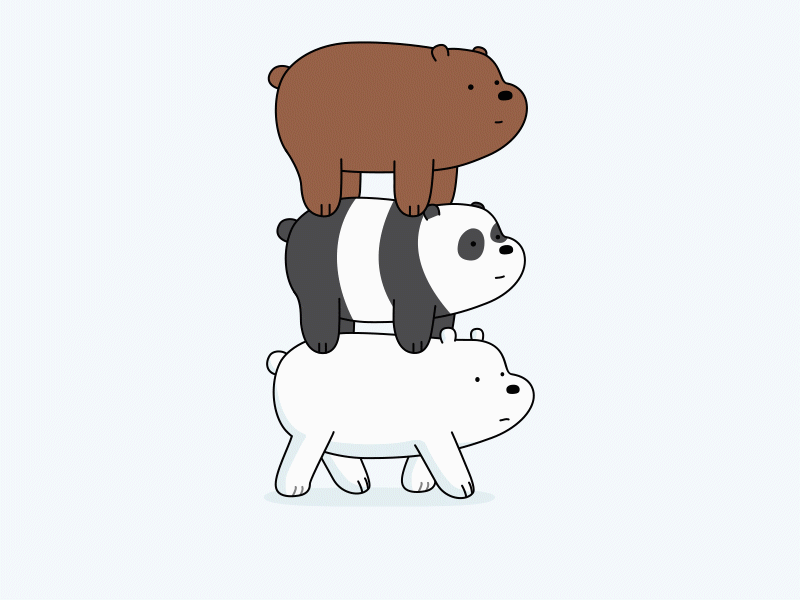 We Bare Bears Designs Themes Templates And Downloadable Graphic Elements On Dribbble