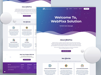 Landing Page dailydesign dribble homepage landingpage materialdesign website