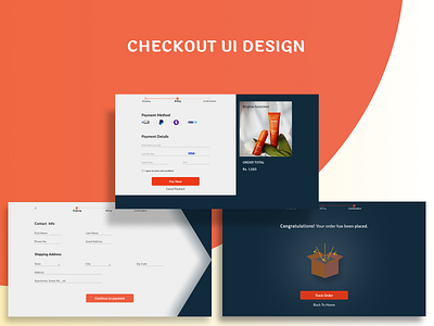 Checkout Web UI by Anushka Bhandari on Dribbble