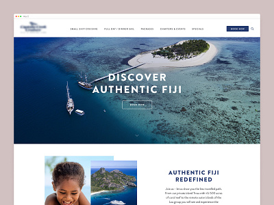 Website design: homepage concept