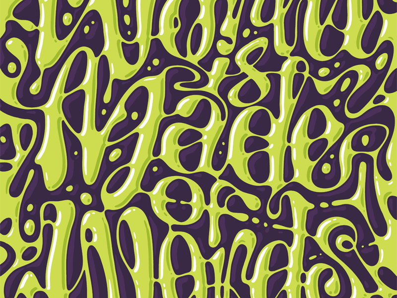 The World is Made of Words illustration the world is made of words typography