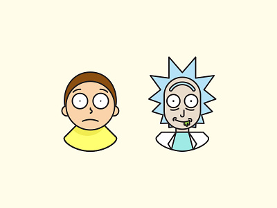 Rick & Morty cartoon crypto icon icons mascot pixelperfect rickandmorty tech technology
