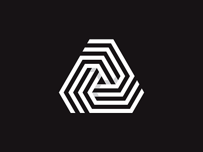 Triangle abstract app block chain branding crypto design geometric geometry icon industrial logo mark minimal ratio tech technology triangle vector