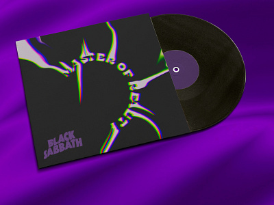 CD and vinyl design - Black Sabbath album redesign branding cdcover design graphic design illustration logo redesign typography vector vinyldesign