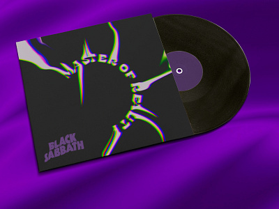 CD and vinyl design - Black Sabbath album redesign