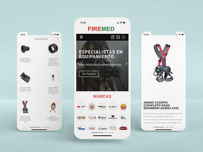 Diseño Web - Firemed branding graphic design illustration ui