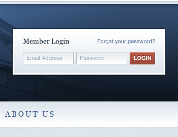 Member Login 2 blue login red