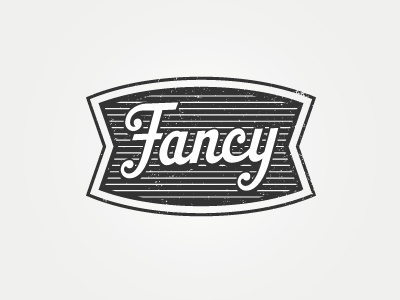 Fancy fancy logo retro vintage