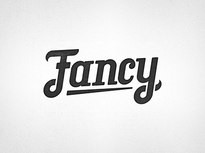 Fancy fancy logo stamp type