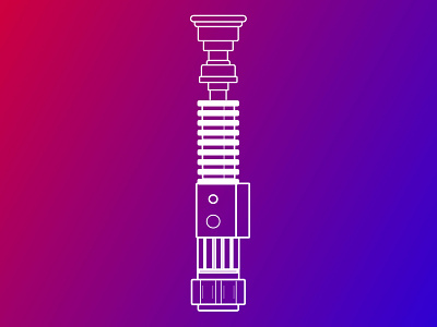 Lightsaber Graphic illustration vector