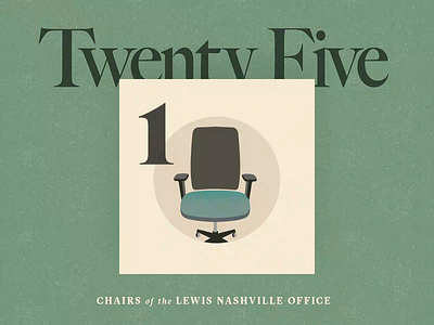 25 Chairs of The Office advent calendar branding calendar chairs christmas design furniture holidays icon illustration illustrator office office furniture seating share social typography vector