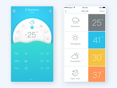 Weather App app weather