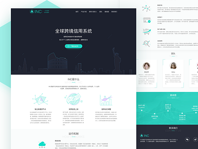 block chain web block chain blue city credit design economic finance globe inteface interactive internet line icon line illustration map science ui web web design