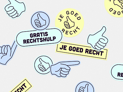 Foundation Je Goed Recht - Stickers