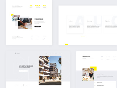 DBD GROUP — redesign about us architect architecture clean development grey landing page minimal redesign simple soft team ui ux values webdesign website what we do white yellow