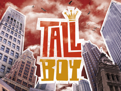 Toppers Tall Boy Logo beer beverage city crown food milwaukee pizza tall boy toppers