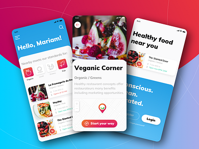 Restaurant mobile app design