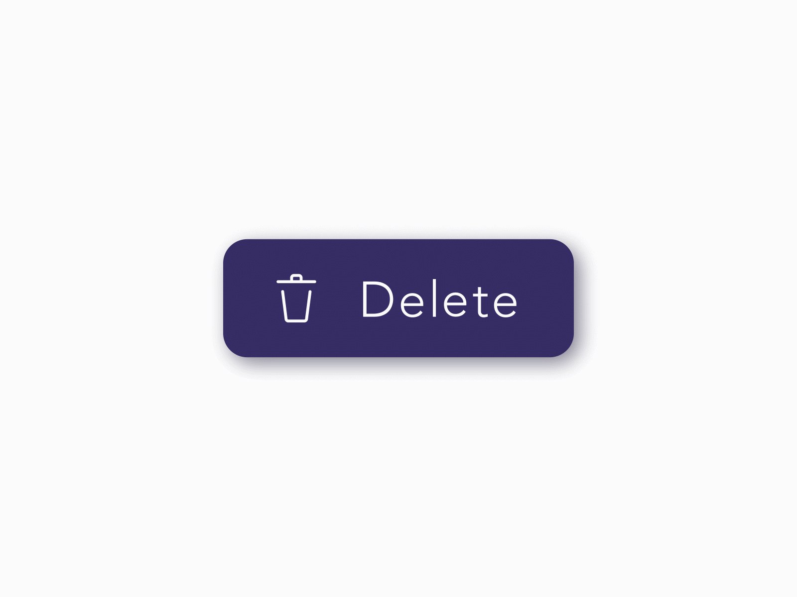 Delete Button action animation button clear cxdojo delete gif imput interaction interface micro interaction microinteraction minimal motion press remove trash ui uiux ux