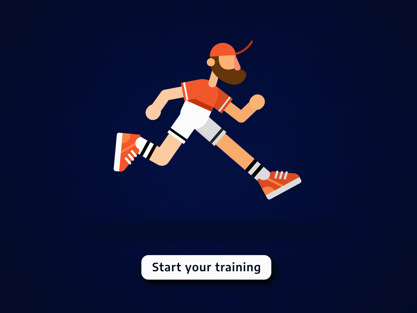 Running Man animation app athlete button compensation cxdojo fitness app gif jog jogging loop marathon motion run running sport sportsman tracking training win