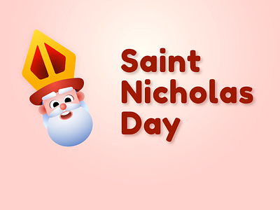 Saint Nicholas Day 2021 2022 animation awesome cool emoji face illustration motion new year nice nicholas day nick nickolas saint saint nicholas day santa smile st st nicholas day