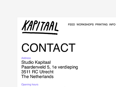 Kapitaal's new site basic blunt design figma helvetica interface lomp silkscreen simple ui webdesign