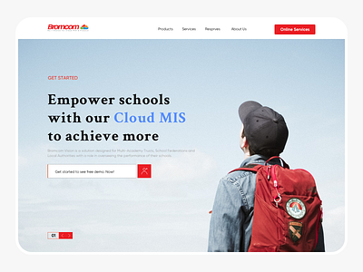 Bromcom Education Web Design