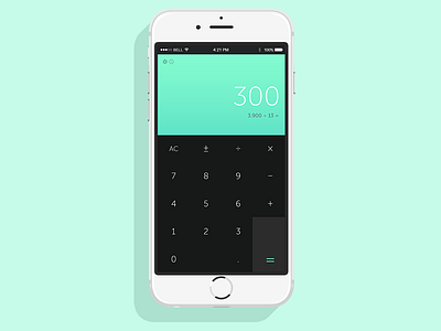 Daily UI #004 – Calculator calculadora calculator daily interface kalkulator ui