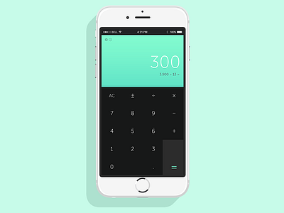 Daily UI #004 – Calculator