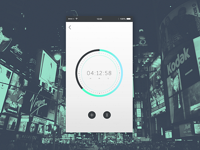 Daily UI #014 – Countdown Timer 014 alarm contagem countdown daily number timer ui